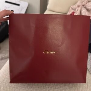 Cartier shopping bag